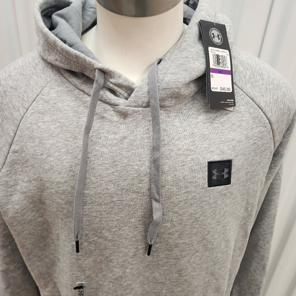 NWT Under Armour Men's Gray Hoodie Sweater Size 2XL - Picture 5 of 8